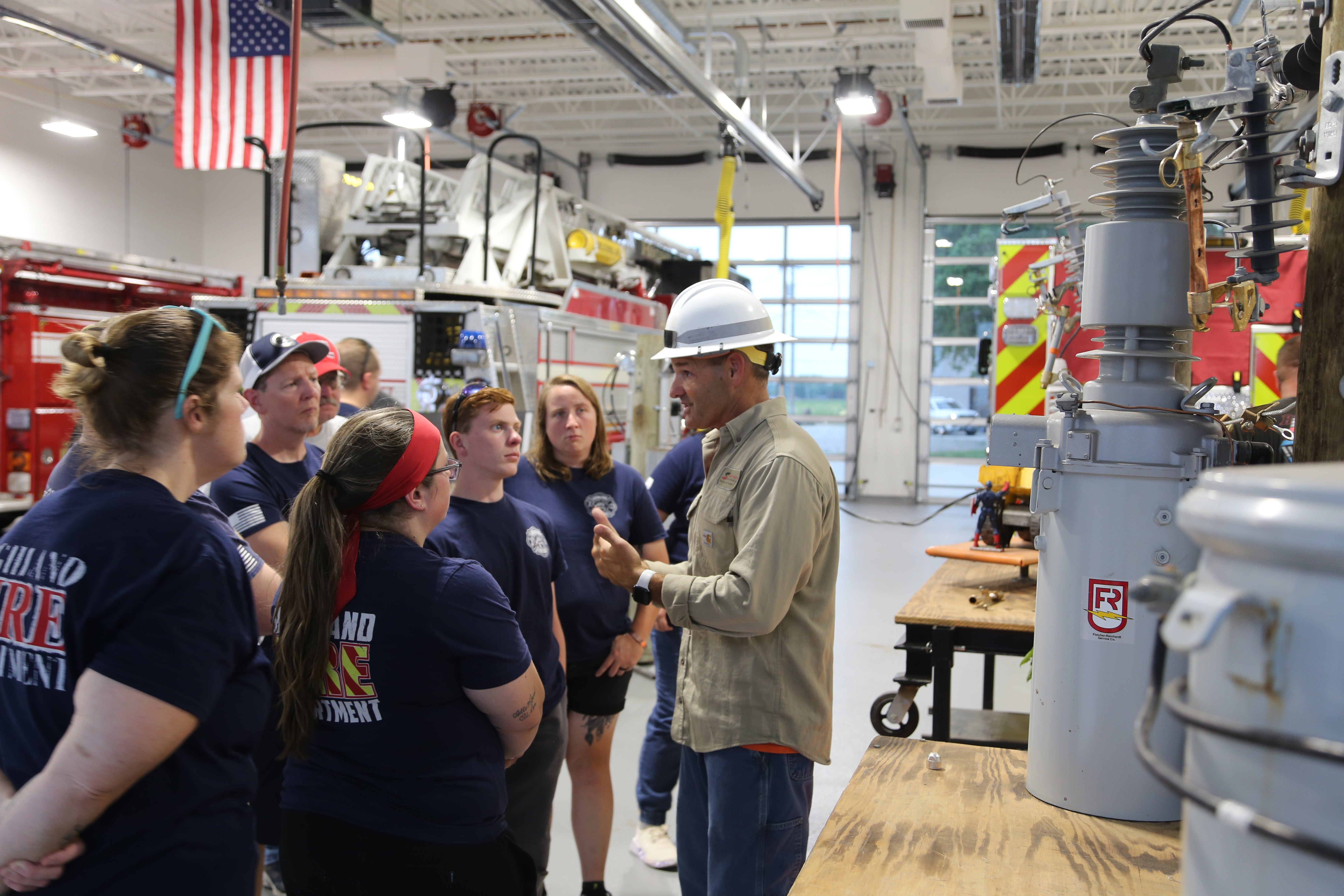 Crews teach first responders the dangers of power lines