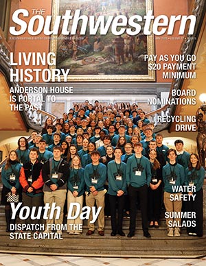 May 2025 cover image of students at Illinois Electric & Telephone Cooperatives Youth Day