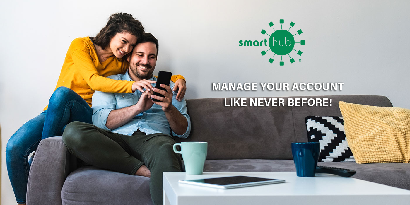 Couple using smarthub