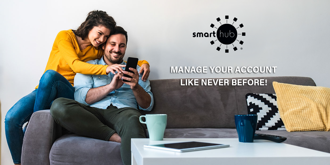 Couple using smarthub