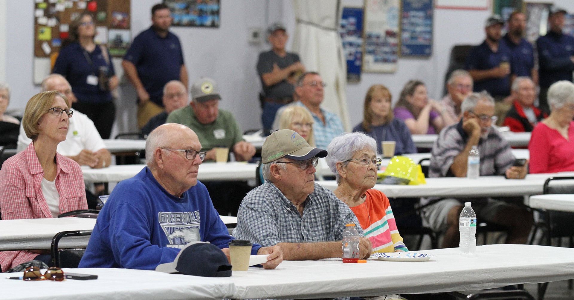 Southwestern Electric members listen to the president's address during the co-op's 86th annual meeting of members